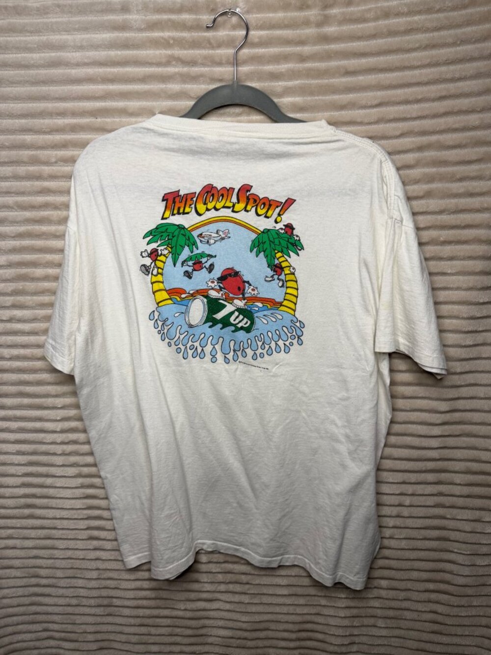 Vintage 1991 7-Up Cool Spot T-Shirt XL
